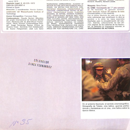 Fascículo de 'EL CINE - Enciclopedia del 7.º Arte' (Nº 35)