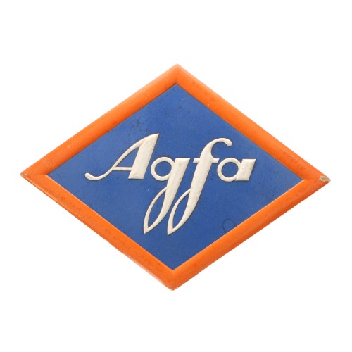 Cartel publicitario Agfa logo