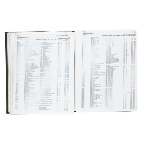 Archivador Ariel Cinematographica Register INDEX ACR 0001-1120