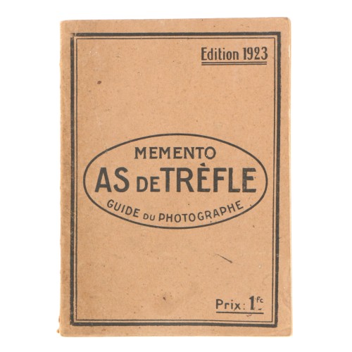 Libro Memento As de Trefle - Guide du photographe Edition 1923