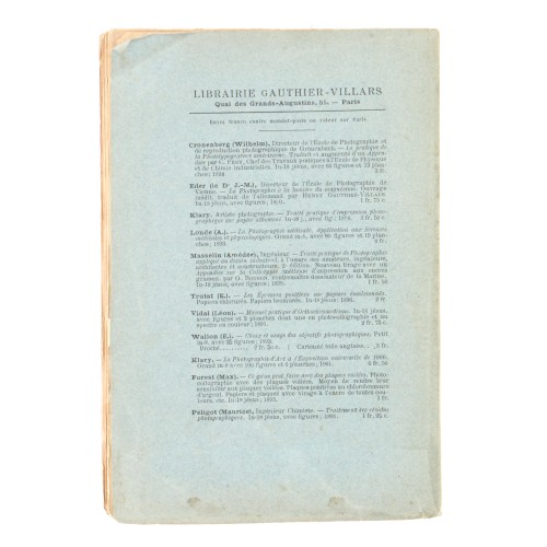 Libro "Les agrandissements photographiques" A. Courreges, practicien