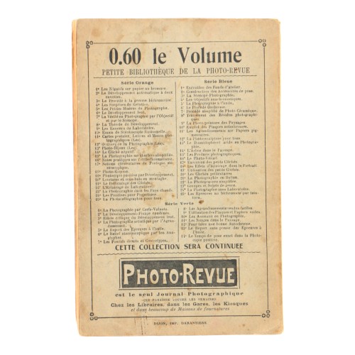 Libro "Manuel de Photographie Practique" - Chambre Syndicale, Charles-Mendel