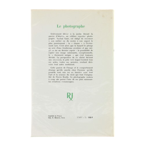 Libro "Le photographe" - Pierre Boulle
