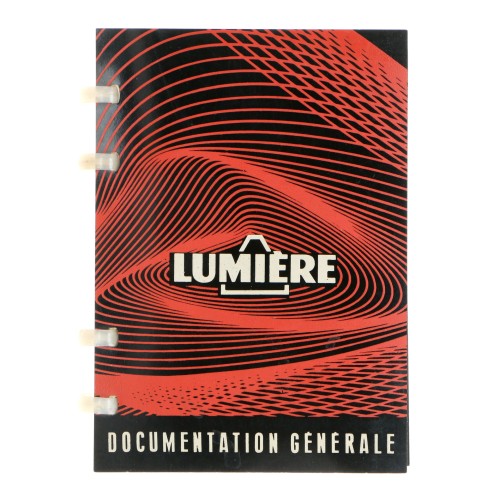 Libro "Documentation Generale Lumiere" Catalogo de papeles