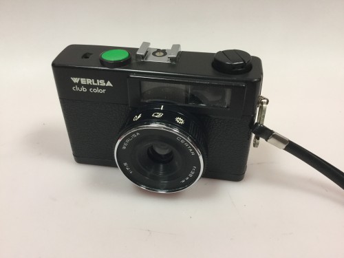 Werlisa club couleur de caméra noir bouton vert