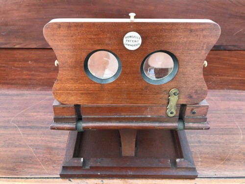 Visor (Graphoscope) de sobremesa Rowsell's patent