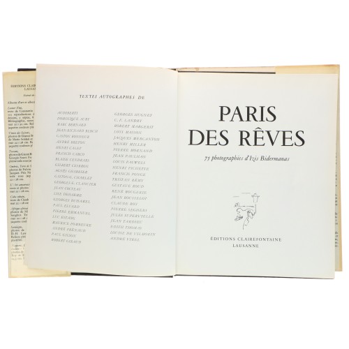 Libro Paris des Reves, Editions Clairefontaine Laussane