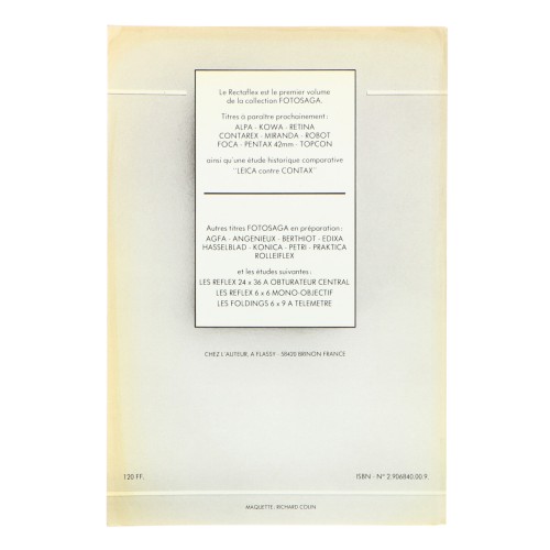 Libro Foto Saga, Rectaflex, Patrice-Hervé Pont