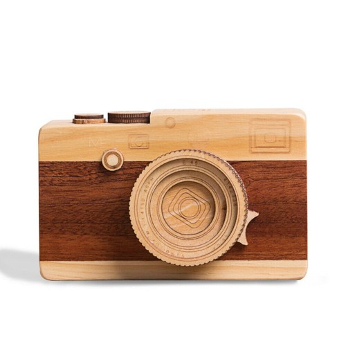 Music box shaped camera