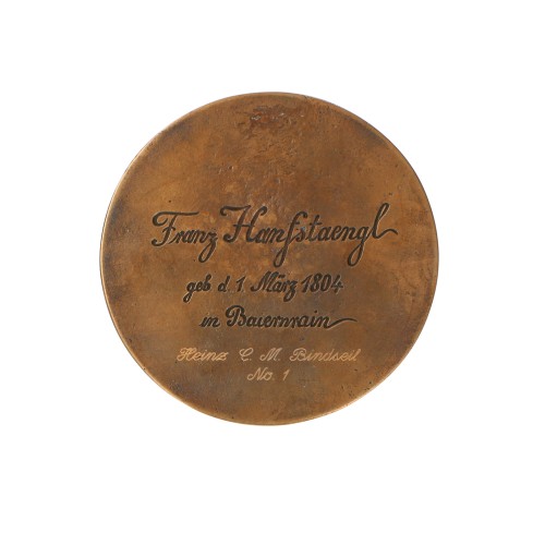Franz Hanfstaengl Medal geb. d. March 1, 1804