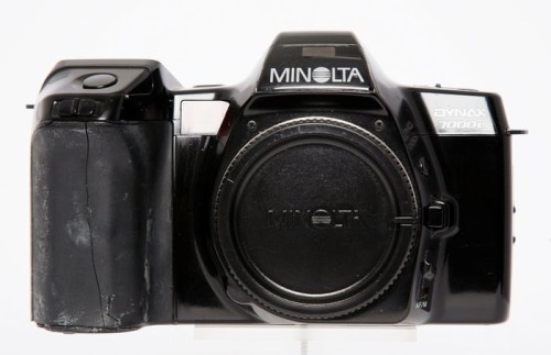 Le corps de la caméra de Minolta
