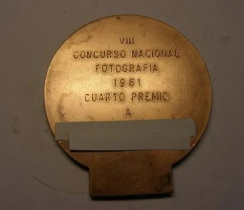 Medalla Concurso Nacional Fotográfico, año 1961.Foto Film Valles. Granollers