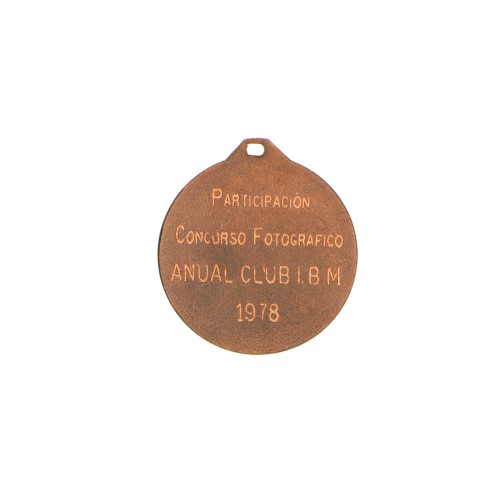 Annual Photo Contest participation medal I.B.M club .. 1978.