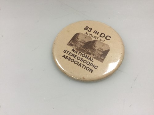 Identifiable medal Congress in DC August 83 National Stereoscopic Association 5-7