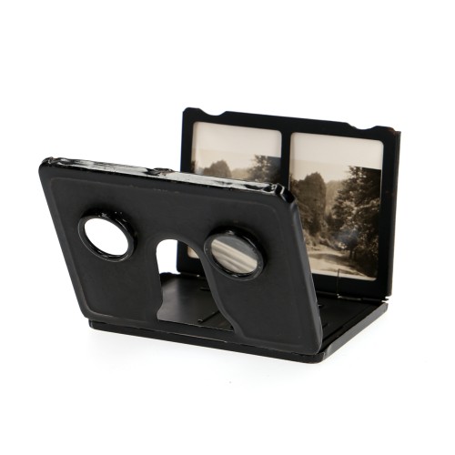 Folding stereo viewer