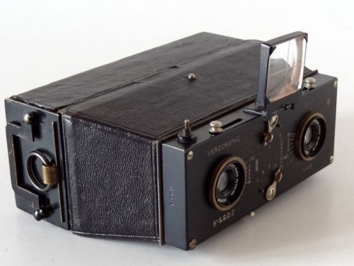 Verographe Tiranry caméra stéréo 45x107mm ou 6x13cm