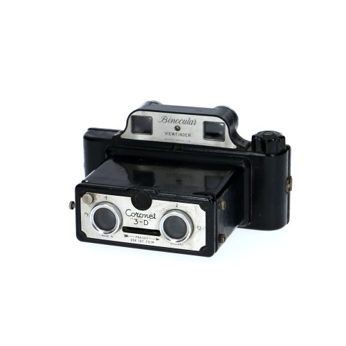 3D stereo camera binocular black coronet