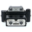 Caméra stéréo 3D jumelles noir coronet