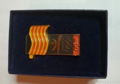 Barcelone partenaire olympique pin badge Kodak