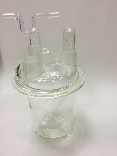 Réservoir de laboratoire en verre