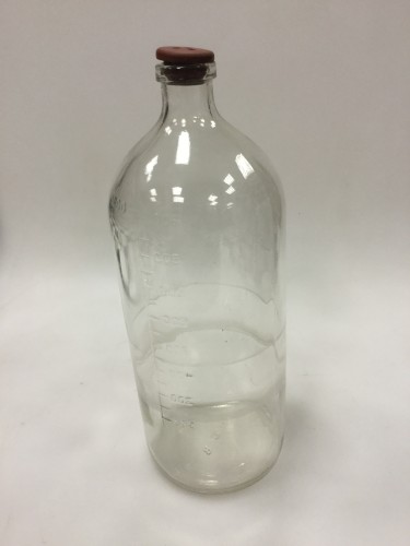 Laboratory glass bottle