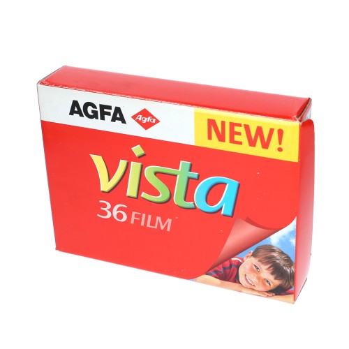 Agfa estuche presentación nueva serie Agfa VISTA Film