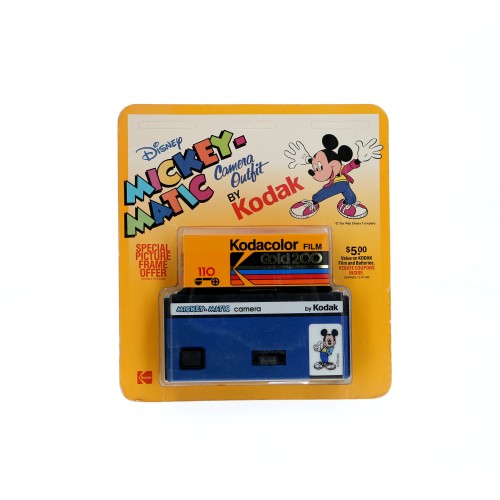 Cámara Kodak Mickey Mouse azul disney