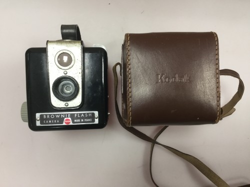 Brownie camera flash