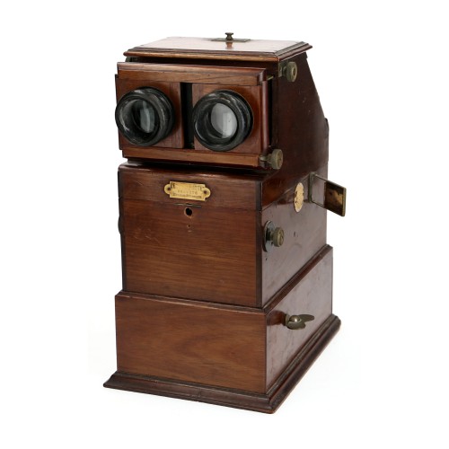 Stereoscopic viewer Polyphote