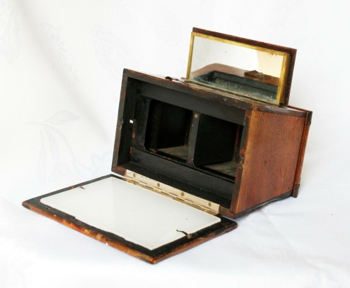 Stereo Viewer 1900 for viewing stereo slides 6 x 13 cm