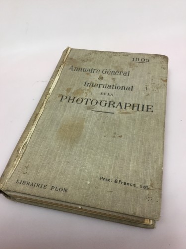 Libro 'Annuaire Général International de la Photographie' (Frances)