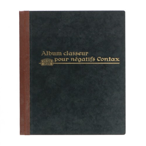 Libro 'Album classeur pour négatifs Contax' Album negativos