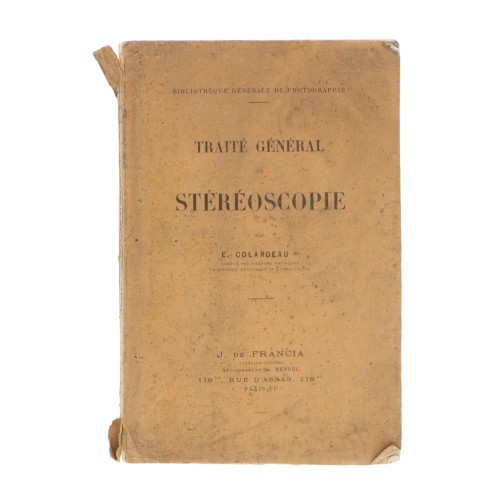 Libro 'Traité général de stéréoscopie' (Frances)
