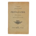 Libro 'Applications de la photographie a la physique et la météorologie ' (Frances)