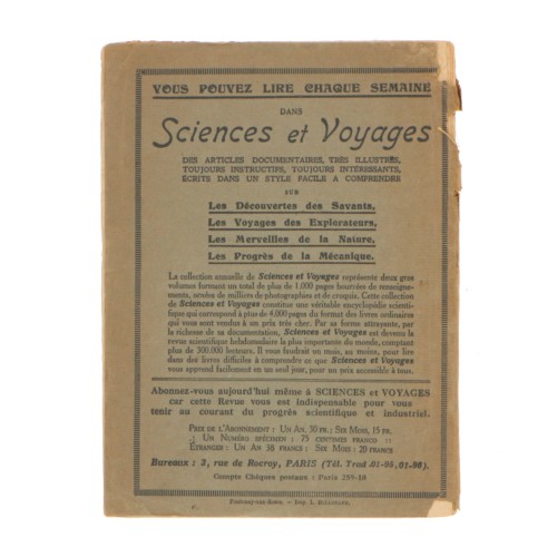 Libro 'Collection Sciences et Vogages ' (Frances)