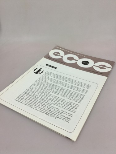 Le magazine Ecos, numéro spécial, Prix Negtor 1966, Noir industriel, S.A.