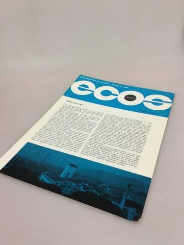 Ecos Magazine, n ° 7, mai-Juin, Noir industriel, S.A.