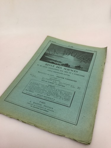 The Nature Revue des Sciences et de leur applications aux arts et a l'indutrie, No. 1166