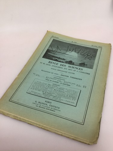 The Nature Revue des Sciences et de leur applications aux arts et a l'indutrie, No. 1147