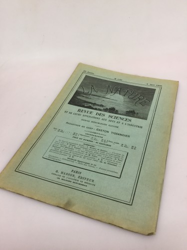 The Nature Revue des Sciences et de leur applications aux arts et a l'indutrie, No. 1144