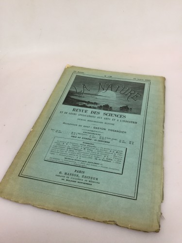 The Nature Revue des Sciences et de leur applications aux arts et a l'indutrie, No. 1138