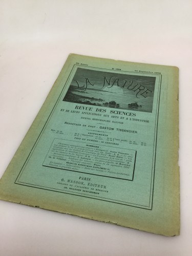 The Nature Revue des Sciences et de leur applications aux arts et a l'indutrie, No. 1008