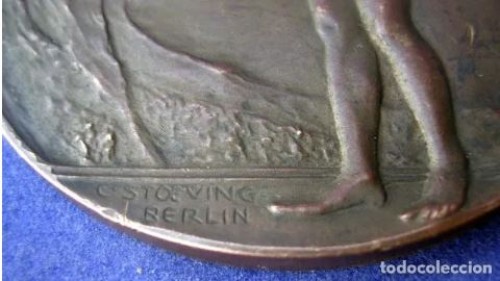 Modernist medal 1912 Concours Gevaert Wedstrijd Bronze Berlin