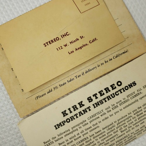 Cámara estereo Stereo-Corporation Kirk Stereo-33