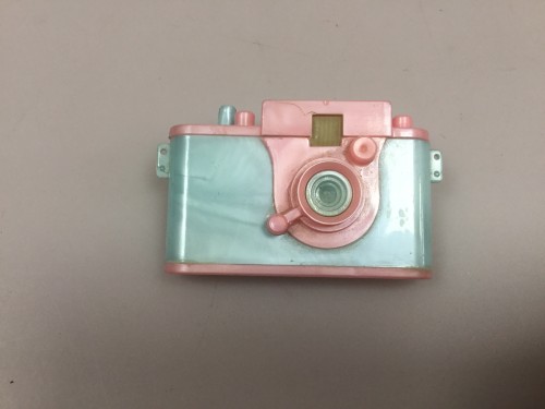 Pink mini camera viewfinder