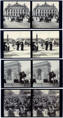 Libro Paris in 3D en The Belle Epoque  1880-1915 con visor estereo