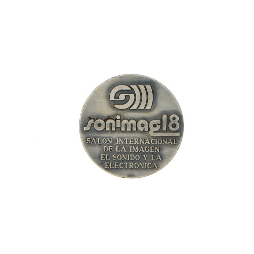Medalla del salón internacional imagen sonido - sonimag 1980