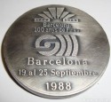Medalla Feria Sonimag 88 Salón Internacional de la Imagen, el Sonido y la Electrónica