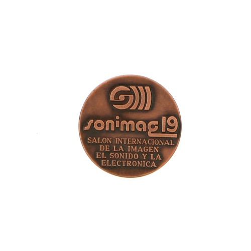 Médaille Sonimag 1981 19ème Salon International de Foire de l'image, le son et l'électronique