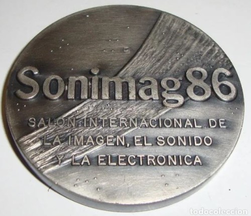 86 Médaille Sonimag Foire Exposition Internationale de l'Image, Son et électronique